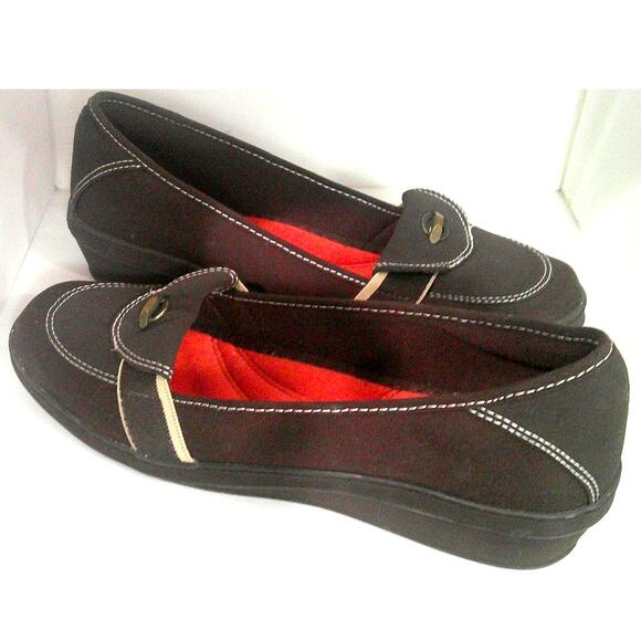 Grasshoppers Women's Brown Wedge Shoe Size 10 - Picture 1 of 8